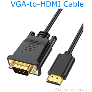 VGA to HDMI connector