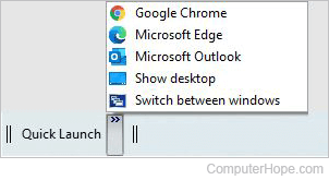 Windows 10 Quick Launch