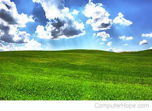 Windows xp wallpaper hires stock photography and images  Alamy