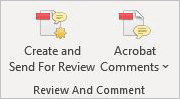 Word Acrobat review and comment