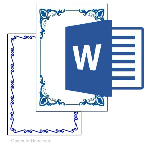 microsoft word clipart border