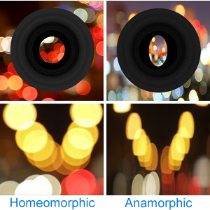 Examples of Anamorphic versus Homeomorphic