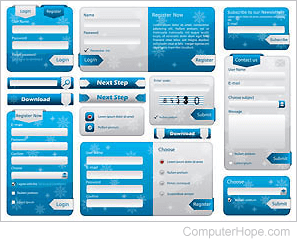 Examples of web forms using autofill