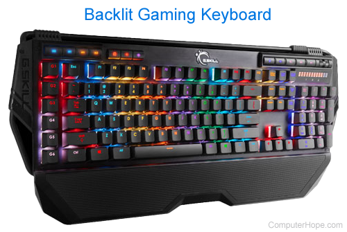 Backlit gaming keyboard from G.SKILL