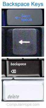 Computer Backspace keys