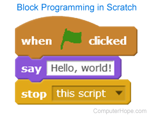 Scratch block-programming