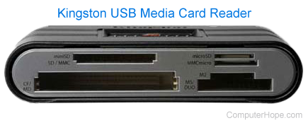 Kingston media card reader
