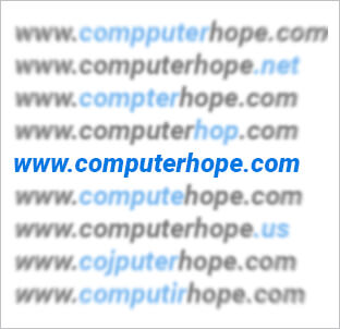 Cousin-Domains für computerhope.com
