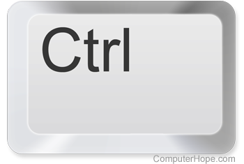 Ctrl keyboard key