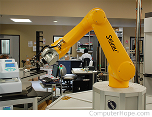 Automated robotic arm