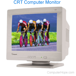 CRT computer monitor that could be degaussed.