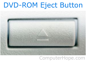 DVD-ROM eject button