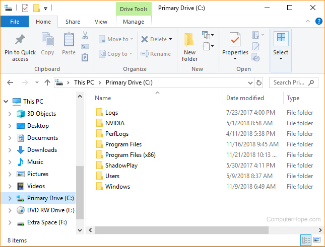Windows 10 Datei-Explorer