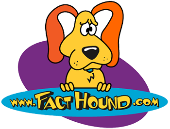 FactHound.com logo showing a dog (hound).