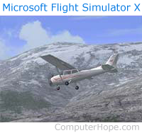 Microsoft Flight simulator X