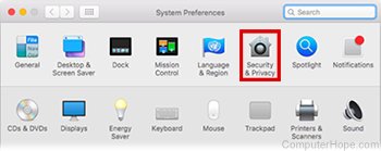 In the System Preferences menu.