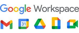 Google Workspace e aplicativos de componentes.