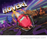 Hover game opening screen