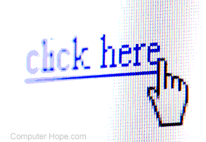 Hyperlink on web page