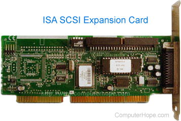 ISA SCSI computer card