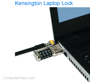 Kensington laptop lock