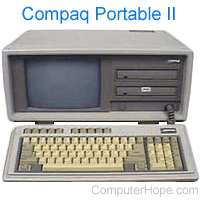 Compaq Portable II luggable computer