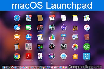 macOS Launchpad