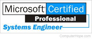 Microsoft certified system engineer