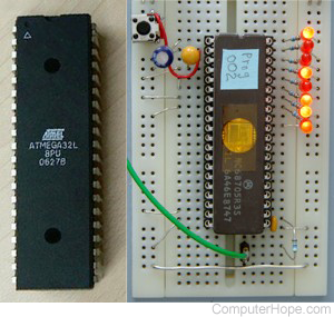 Examples of microcontrollers.