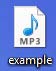 MP3 example audio file