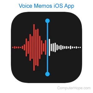 Voice Memos iOS app