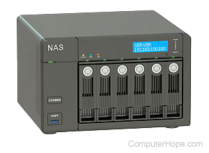 Network Area Storage hard drive enclosure unit