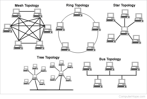 Examples of network topologies