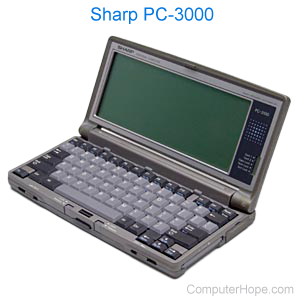 Sharp PC-3000 palmtop computer
