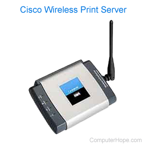 Wireless print server