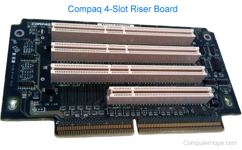 Compaq computer riser board