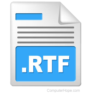 RTF file extension