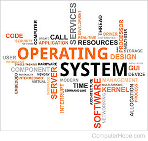 Operating system phrases.