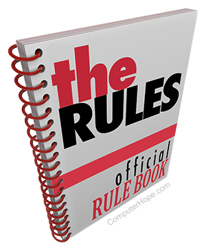 Illustrated rule book