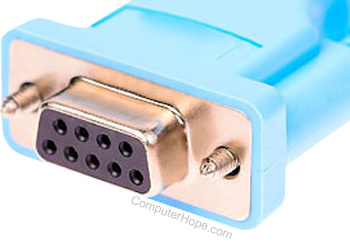 Serial port cable
