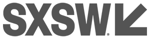 Black SXSW logo
