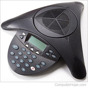 Teleconferencing phone system