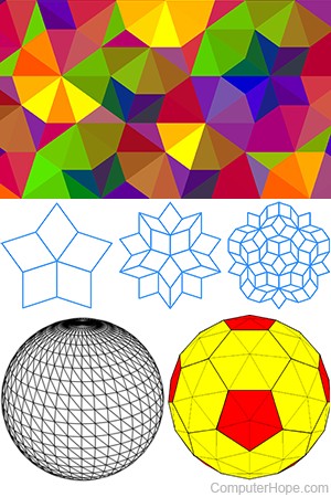 Illustration: Examples of tessellation.