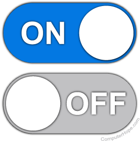 Pair of switches toggled on and off