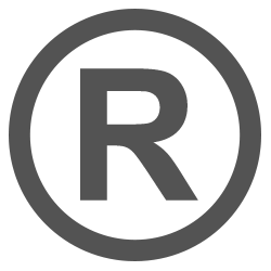 Registered trademark symbol.