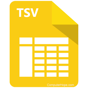 ไอคอนไฟล์ TSV