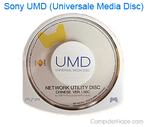 Sony Universal Media Disc.