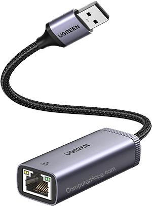 USB to Ethernet LAN port adapter