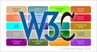 W3C color names