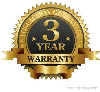 3 Year Warranty seal